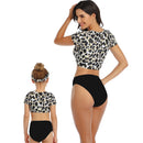 Matching Mom or Daughter Leopard Lover Two-Piece Bikini matching bikinis Iconix 