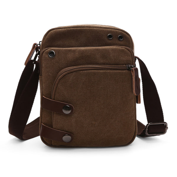 Men's Canvas Messenger Bag - 8681