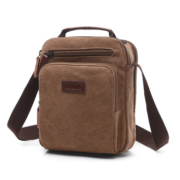 Men's Casual Canvas Messenger Bag | 8844