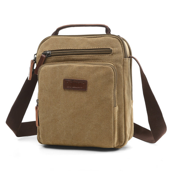 Men's Casual Canvas Messenger Bag | 8844