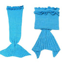 Mermaid Tail Blanket (Kids Size) Pink, Blue and Purple | 788 Iconix 