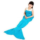 Mermaid Tail Blanket (Kids Size) Pink, Blue & Purple Colours | 788 Iconix BLUE 