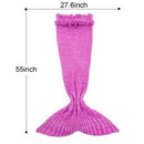 Mermaid Tail Blanket (Kids Size) Pink, Blue & Purple Colours | 788 Iconix PINK 