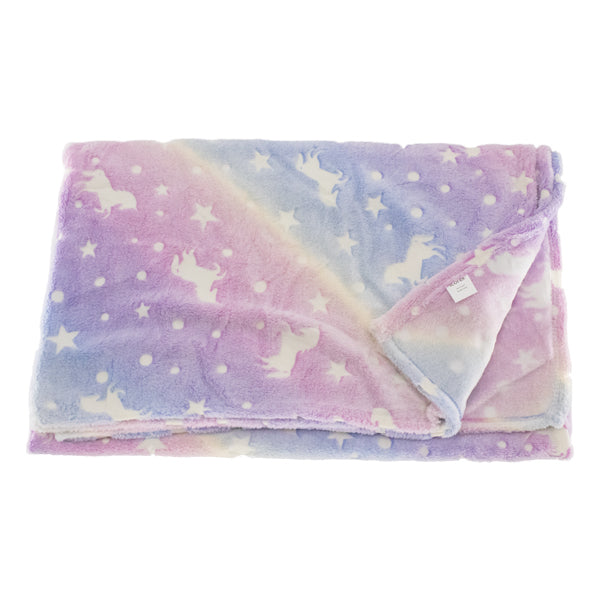 Milkyway Stallions Glow-in-the-Dark Blanket Blankets Iconix 