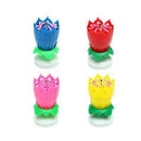 Musical Flower Rotating Birthday Candles Party & Fun Iconix 