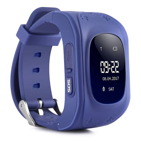 Navy Blue Q50 Kids GPS Smart Watch with Call Function GPS Watches Iconix 