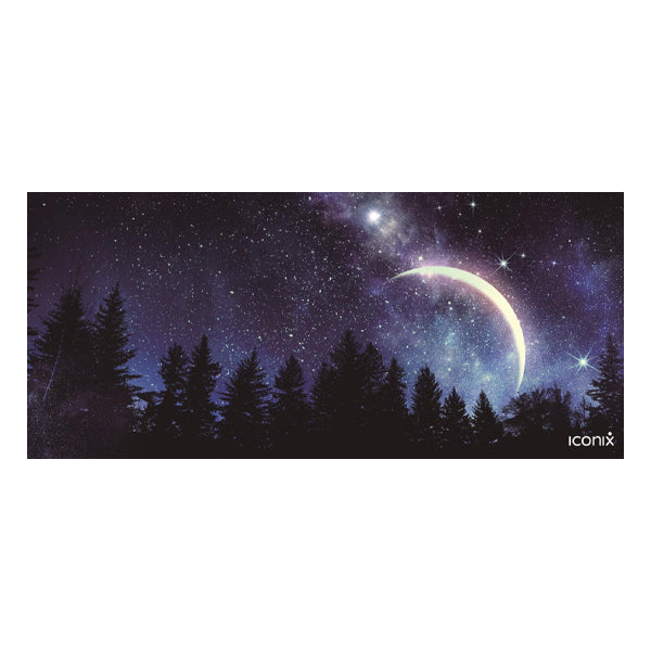 Night Sky Full Desk Coverage Gaming and Office Mouse Pad Mouse Pads Iconix 