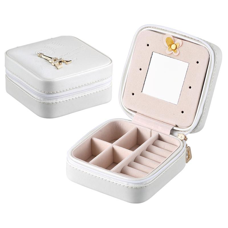 On-The-Go Jewelry Storage Box with Zip Storage & Organization Iconix 