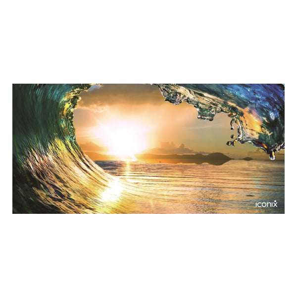 One With The Waves Full Desk Coverage Gaming and Office Mouse Pad Mouse Pads Iconix 