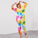 Orange Starry Unicorn Onesie for Adults Iconix 