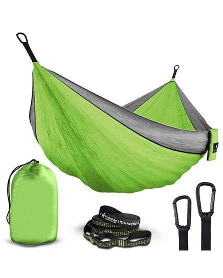 Outoor Hammock with Carry Pouch Outdoor Iconix Green 