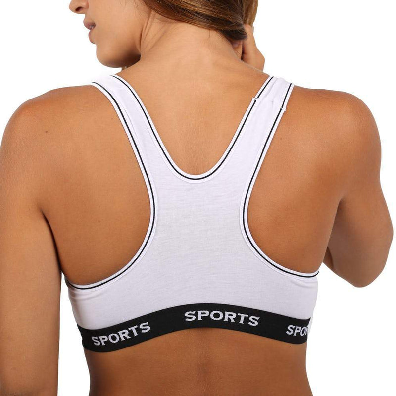 Pack of 6 Colour Wireless Sports Bra's - 8911 (Limited Sizes Available) Fashion Iconix 