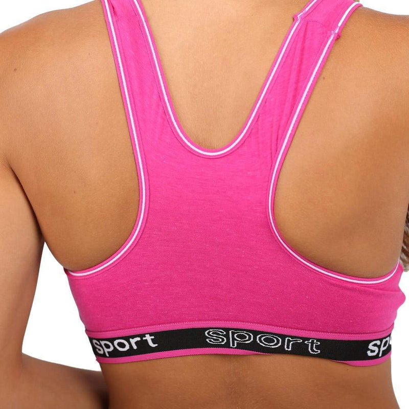 Pack of 6 Colour Wireless Sports Bra's - 8913/8915 (Limited Sizes Available) Fashion Iconix 