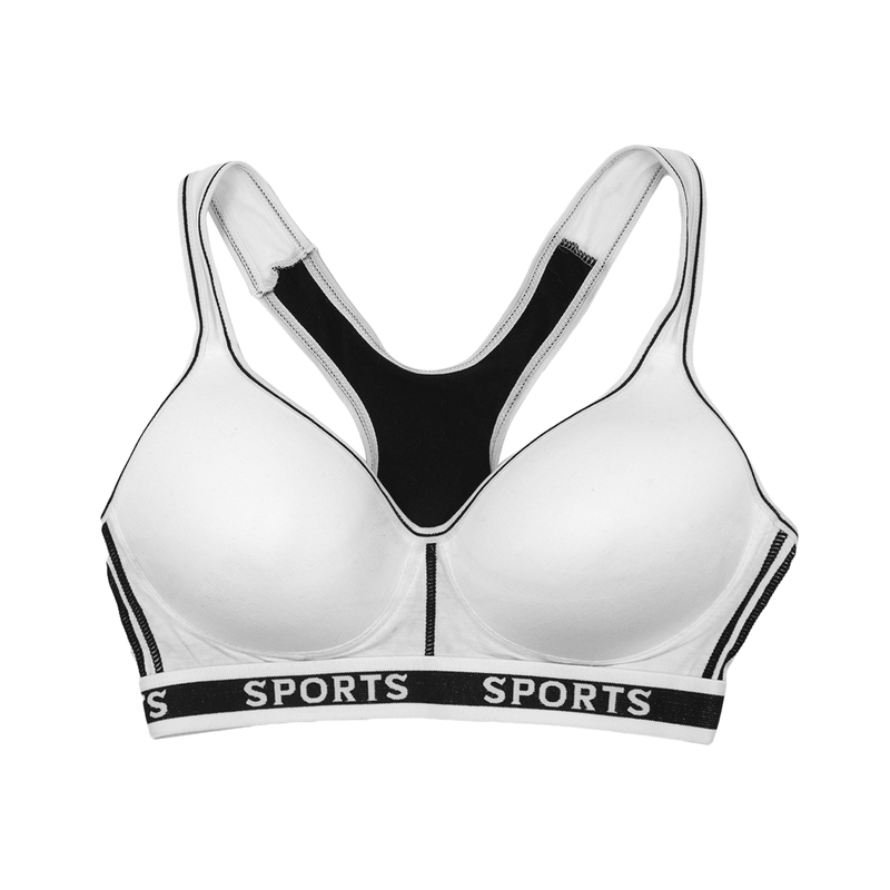 Pack of 6 Colour Wireless Sports Bra's - 8923-2