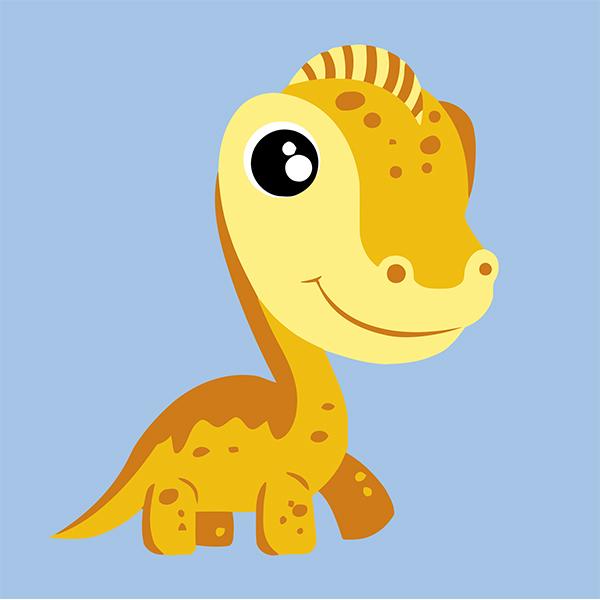 Painting By Numbers - Brown Darling Dino Painting By Numbers Iconix 