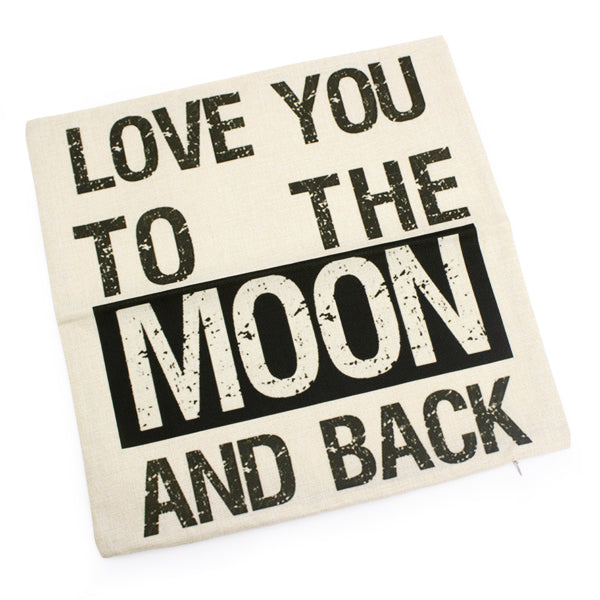 Pillow Case - Love You To The Moon and Back bedroom decor Iconix 