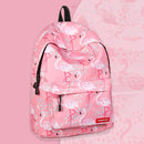 Pink Flamingo Printed Backpack Backpack Iconix 