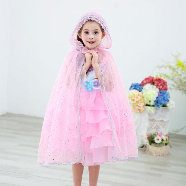 Pink Kids Hooded Cape E82 Iconix 