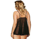Plus Size Sexy lingerie With G String-E20731P - Black Iconix 