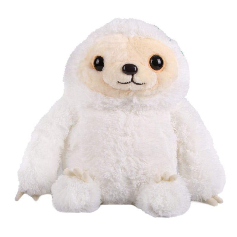 Plushy Stuffed Sloth Plush Toy Kids Iconix White 