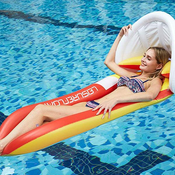 Pool Float with Head Canopy Outdoor Iconix 