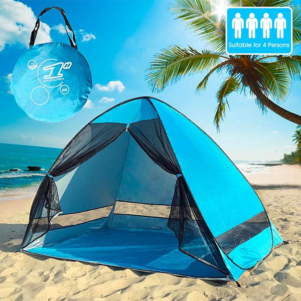 Pop-Up Beach and Camping Tent with Mesh Cover Outdoor Iconix 