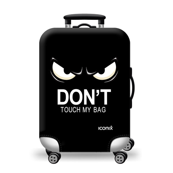 Printed Luggage Protector - Don't Touch Luggage Protectors Iconix 
