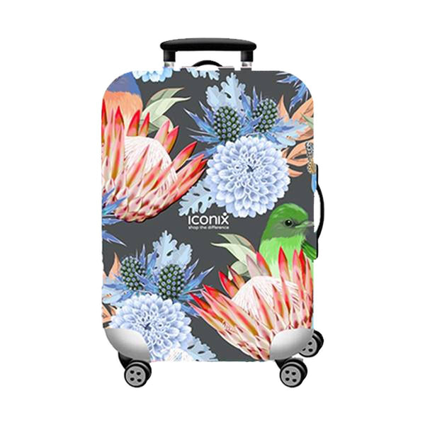 Printed Luggage Protector - Floral Fest Luggage Protector Iconix 