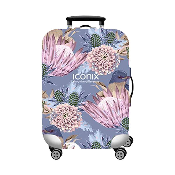 Printed Luggage Protector - Lilac Love Luggage Protector Iconix 