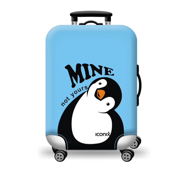 Printed Luggage Protector - Quirky Penguin Luggage Protectors Iconix 