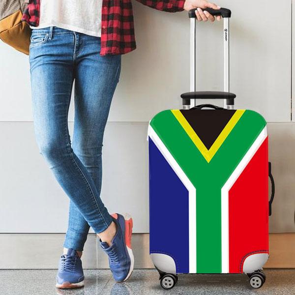 Printed Luggage Protector- South African Flag Backpacks & Travel Iconix 