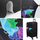 Printed Luggage Protector - World Map Backpacks & Travel Iconix 