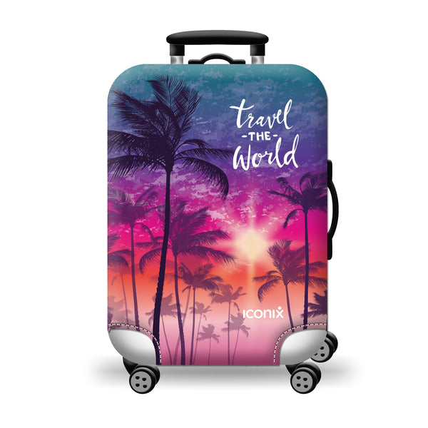 Printed Luggage Protector - World Traveller Luggage Protectors Iconix 