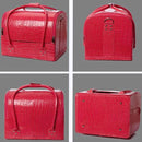 PU Leather 3-Layer Cosmetic Case Beauty & Fashion Iconix 