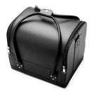 PU Leather 3-Layer Cosmetic Case Beauty & Fashion Iconix Black 