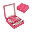 PU Leather Jewelry Storage Display Organizer Beauty Iconix 