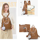 PU Leather Ladies School Bag Backpacks | 518 Backpacks & Travel Iconix 