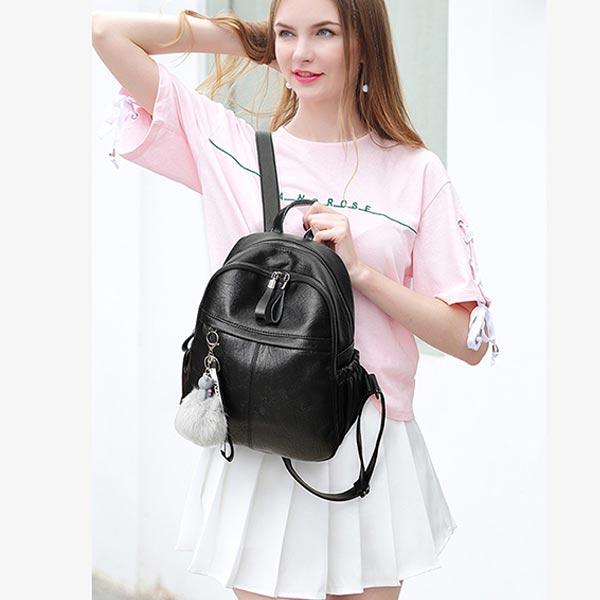 PU Leather Ladies School Bag Backpacks | 518 Backpacks & Travel Iconix 
