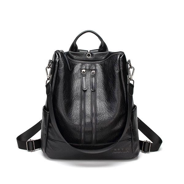 PU Leather Women’s Minimalist Casual Backpack | CY-12-06 Backpacks & Travel Iconix 