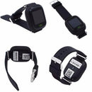 Q523S Kids GPS Smart Watch with Side Sim | In Blue or Pink with 1,22'' Touch Screen Smart Watches Iconix Black 