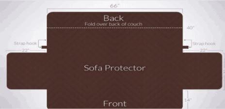 Quick Fit Sofa Covers - Three Seater Storage & Organization Iconix 