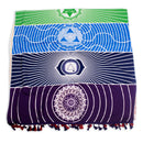 Rainbow Stripes Tapestry Beach Yoga, Beach Throw Beach Accessories Iconix 