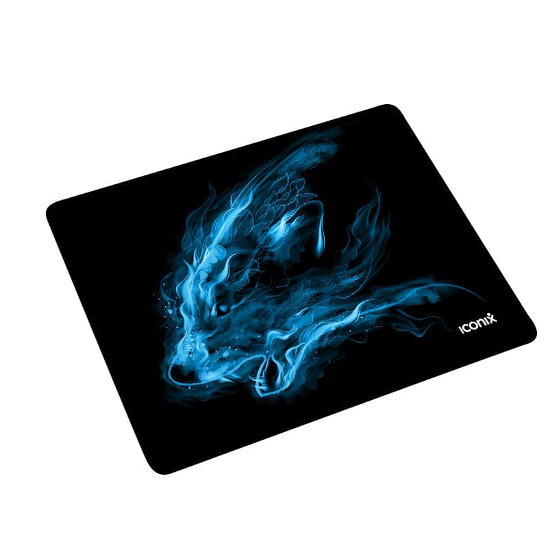 Rectangle Spiritual Wolf Mouse Pad Mouse Pads Iconix 