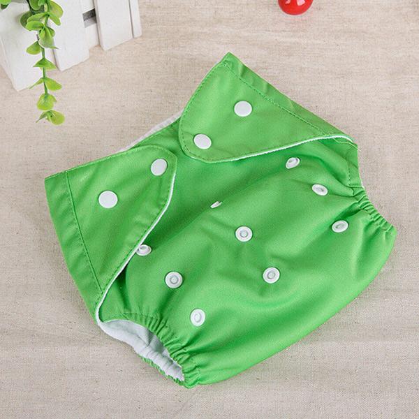 Reusable Cloth Nappy Cover Baby & Toddler Iconix Green 