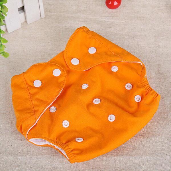 Reusable Cloth Nappy Cover Baby & Toddler Iconix Orange 