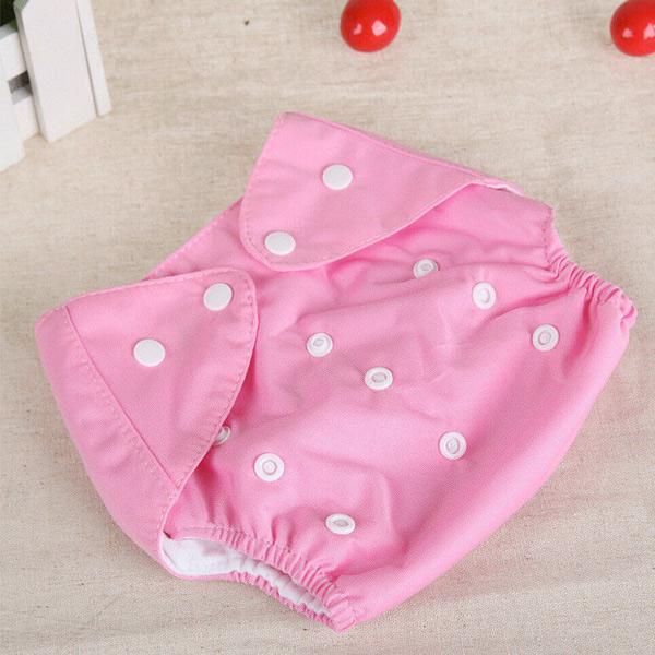 Reusable Cloth Nappy Cover Baby & Toddler Iconix Pink 