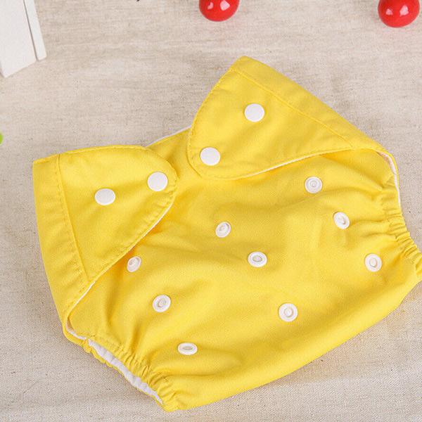 Reusable Cloth Nappy Cover Baby & Toddler Iconix Yellow 