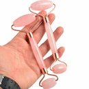 Rose Quartz Facial Massage Jade Roller Iconix 