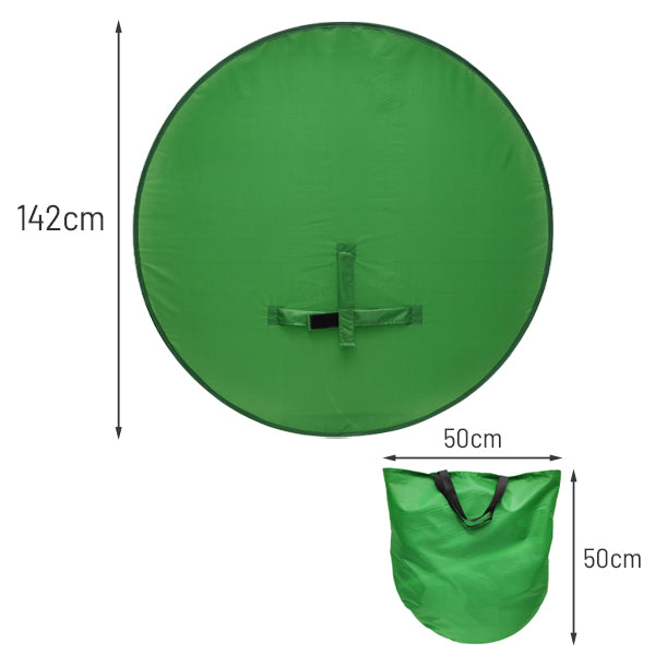 Round Pop-up Green Screen Backdrop Gadgets Iconix 