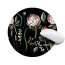 Round Protea Beauty Mouse Pad Mouse Pads Iconix 